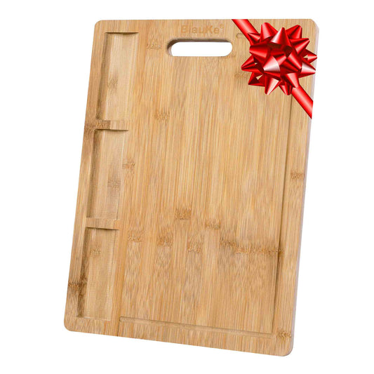 Extra Large Bamboo Cutting Board - 17x12.5 inch Wood Cutting Board for